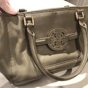 Tory Burch Leather Satchel Bag - Amanda